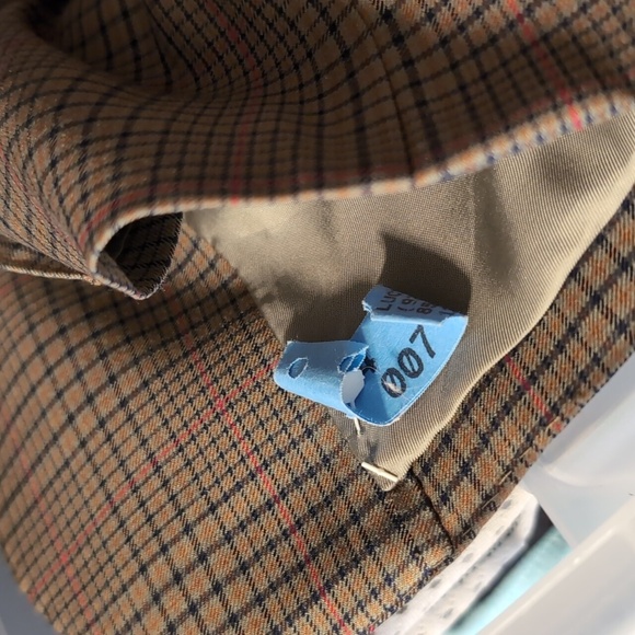 Mens VINTAGE Custom Tailored E- House Suit Coat 38R - Picture 12 of 12